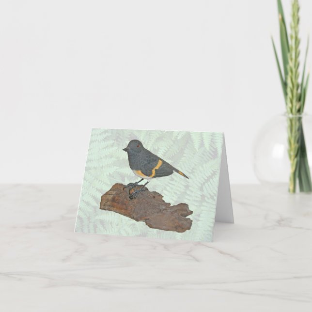 Oriole Woodcarving Note Card (Front)