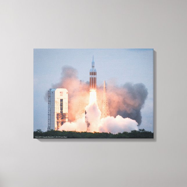 Orion EFT-1 Launch Canvas Print (Front)