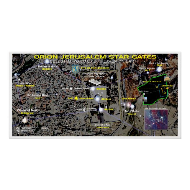 Orion Jerusalem Stargates Poster (Front)