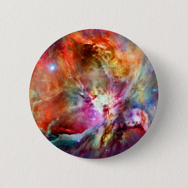 Orion Nebula 6 Cm Round Badge (Front)
