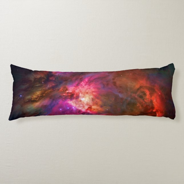 Orion Nebula and Trapezium Stars Body Cushion (Front)