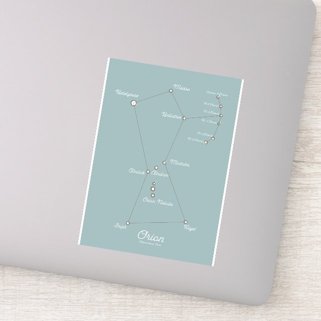 Orion Nebula Astronomical Chart (Detail)