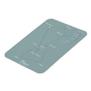 Orion Nebula Astronomical Chart Magnet