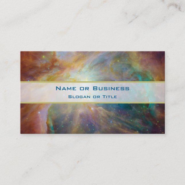 Orion Nebula Astronomy Photo Business Card (Front)