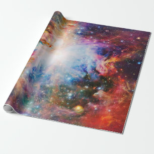 Orion Nebula Big Rainbow Wrapping Paper