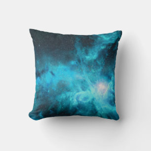 Orion nebula, blue light, astronomy. cushion