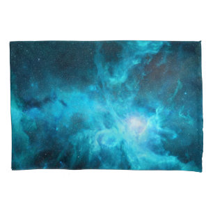 Orion nebula, blue light, astronomy. pillowcase