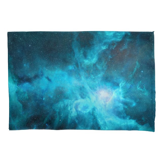 Orion nebula, blue light, astronomy. pillowcase (Front)