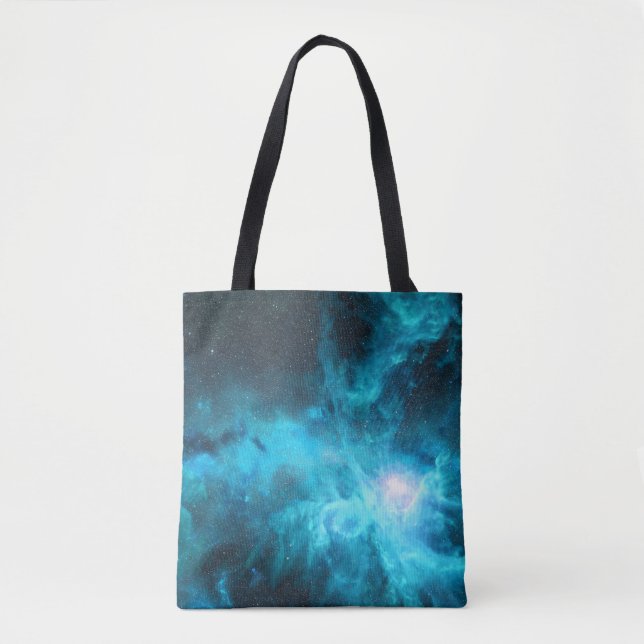 Orion nebula, blue light, astronomy. tote bag (Front)