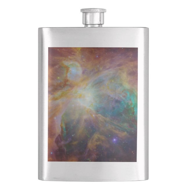 Orion Nebula Composite Hip Flask (Front)