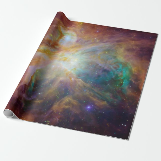 Orion Nebula Composite Wrapping Paper (Unrolled)
