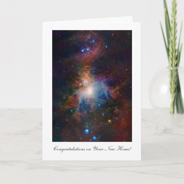 Orion Nebula - Congratulations on Your New Home Card (Front)