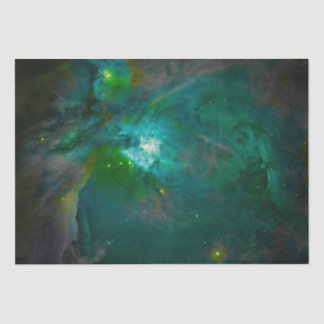 Orion Nebula Deep Dark Green Tissue Paper