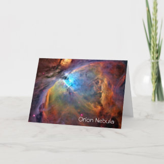 Orion Nebula Greeting Card Blank Inside