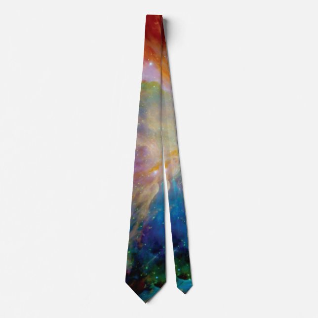 Orion Nebula Hubble Spitzer Telescope Space Photo Tie (Front)