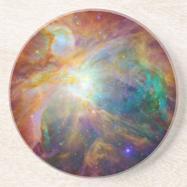 Orion Nebula (Hubble & Spitzer Telescopes) Coaster (Front)