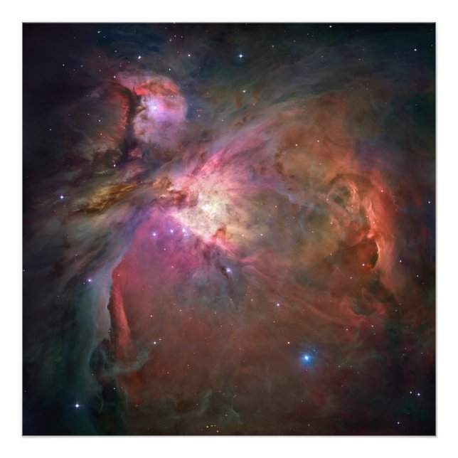 Orion Nebula Hubble telescope space universe cosmo Photo Print (Front)