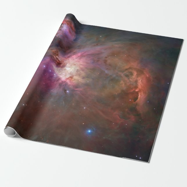 Orion Nebula Hubble telescope space universe cosmo Wrapping Paper (Unrolled)