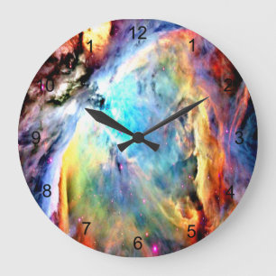 Orion Nebula Large Clock