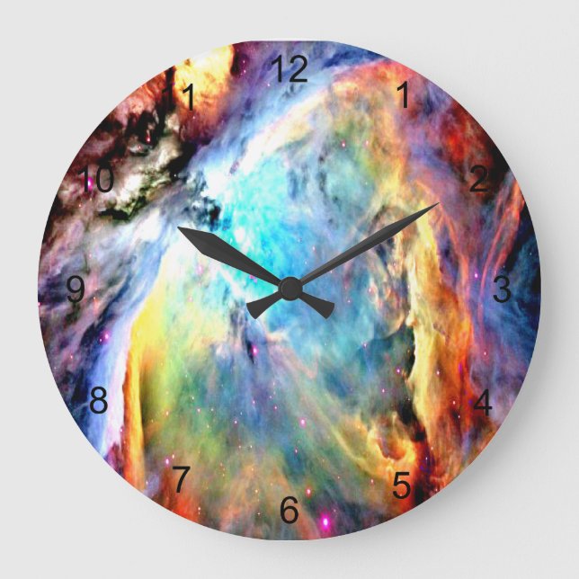Orion Nebula Large Clock (Front)