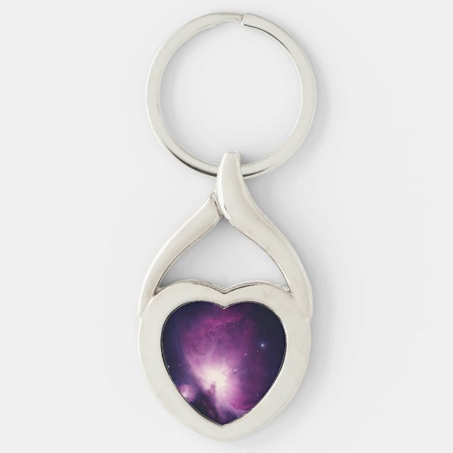 orion-nebula of MILKY WAY GALAXY Key Ring (Front)