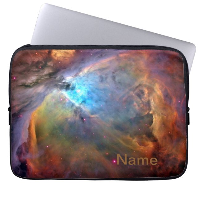Orion Nebula Personalised Zippered Laptop Case 13" (Front)