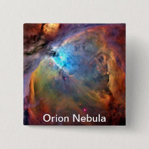 Orion Nebula Space Galaxy Button