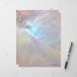 Orion Nebula Space Galaxy Custom Letterhead