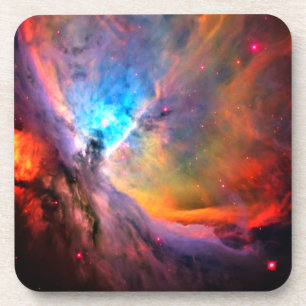Orion Nebula Space Galaxy high contrast Coaster