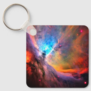 Orion Nebula Space Galaxy high contrast Key Ring