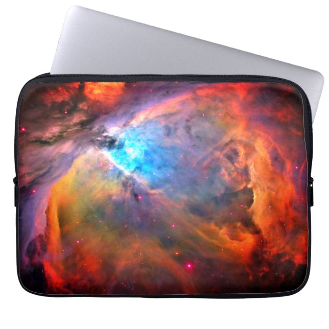 Orion Nebula Space Galaxy high contrast Laptop Sleeve (Front)