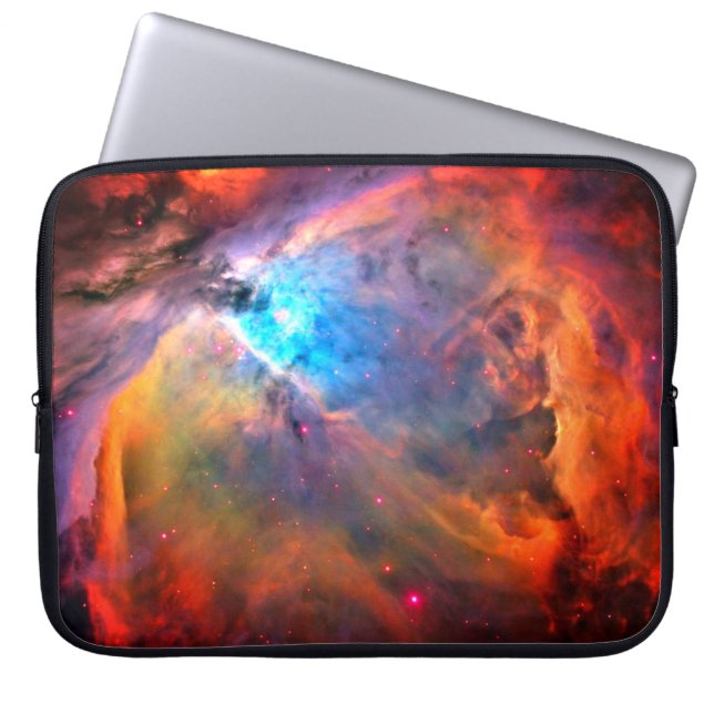 Orion Nebula Space Galaxy high contrast Laptop Sleeve (Front)
