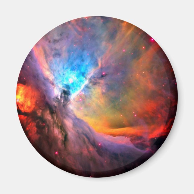 Orion Nebula Space Galaxy high contrast Magnet (Front)