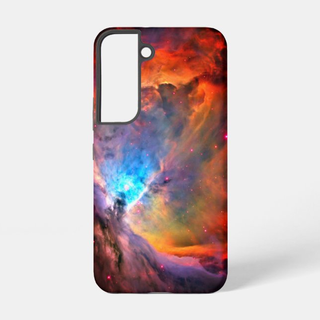 Orion Nebula Space Galaxy high contrast Samsung Galaxy S22 Case (Back)