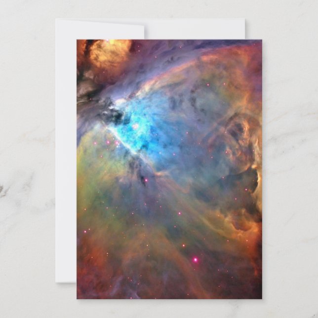 Orion Nebula Space Galaxy Invitation (Front)