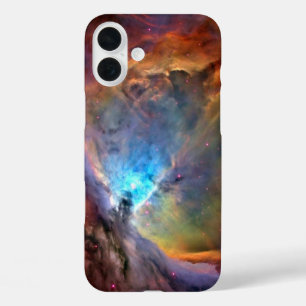 Orion Nebula Space Galaxy low contrast iPhone 16 Plus Case