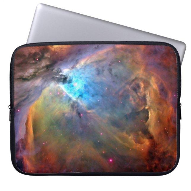 Orion Nebula Space Galaxy low contrast Laptop Sleeve (Front)