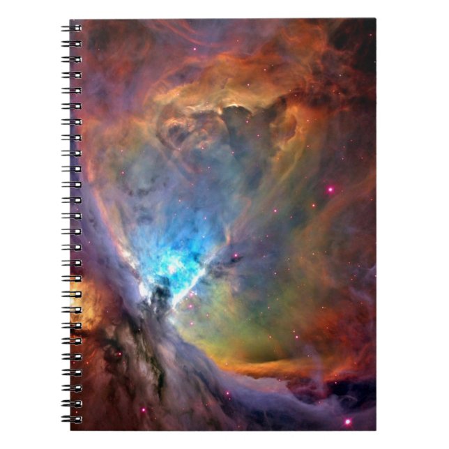 Orion Nebula Space Galaxy low contrast Notebook (Front)