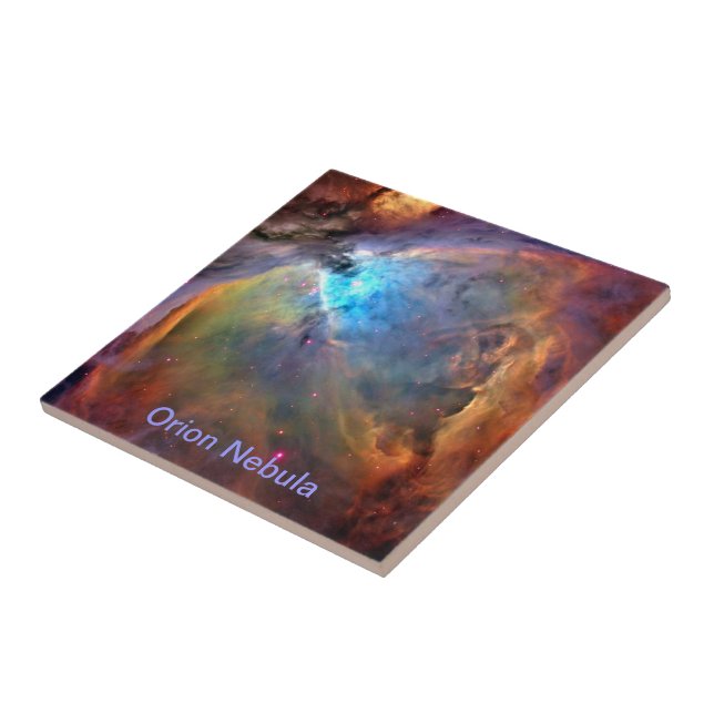 Orion Nebula Space Galaxy Tile (Side)