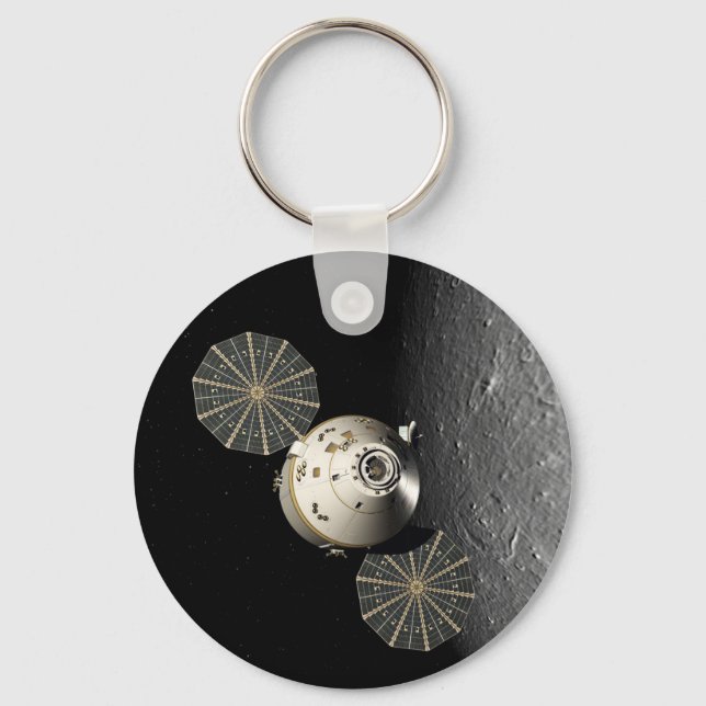 Orion Spacecraft in Lunar Orbit Key Ring (Front)