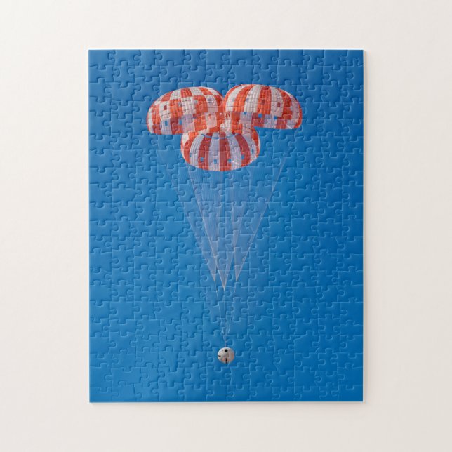 Orion Spacecraft Parachute Landing Jigsaw Puzzle (Vertical)