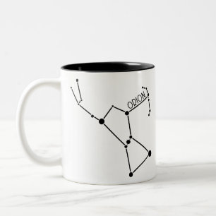 Orion the hunter Constellation Stars graphic Two-Tone Coffee Mug