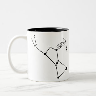 Orion the hunter Constellation Stars graphic Two-Tone Coffee Mug