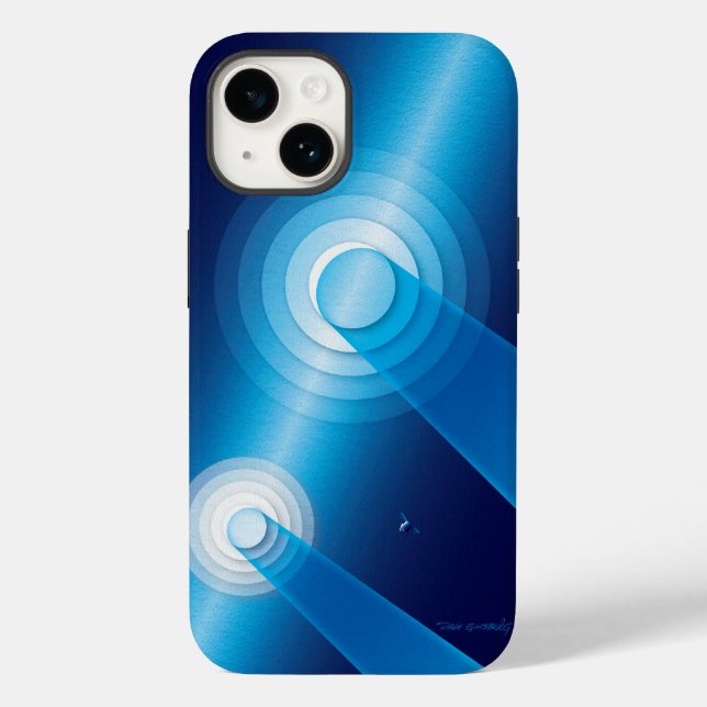 Orion's Distant Orbit: iPhone 14 Case (Back)