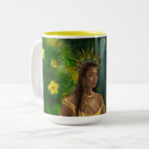 Orisha/Goddess Oshun Mug (Face)