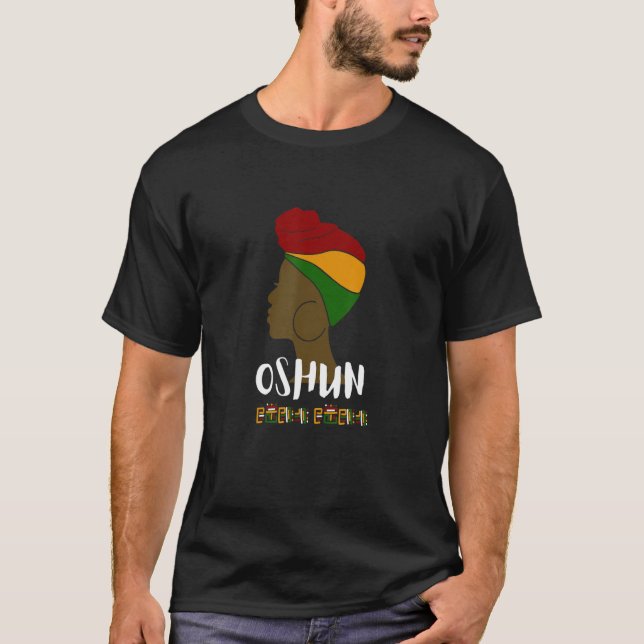Orisha Oshun  Goddess Of Divinity Femininity And L T-Shirt (Front)