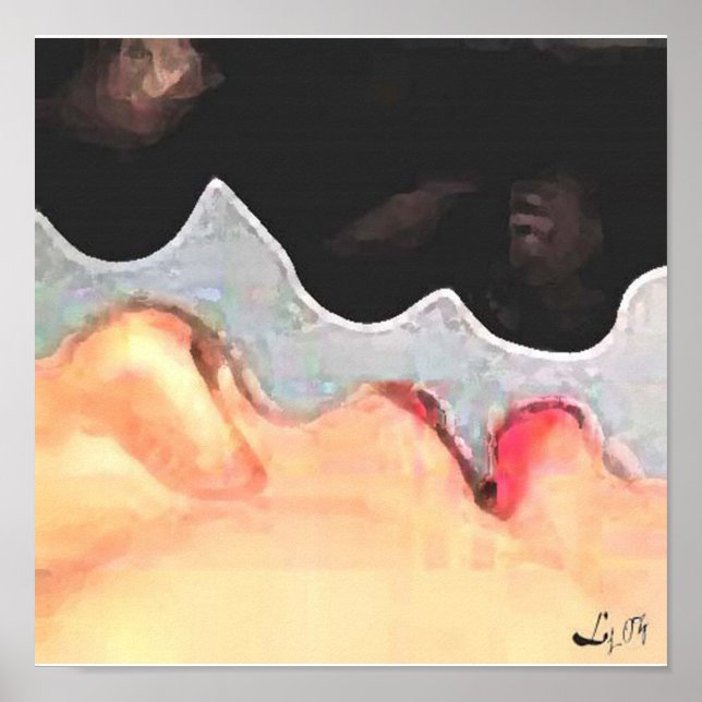 orishas kiss by Liz Loz Poster (Front)