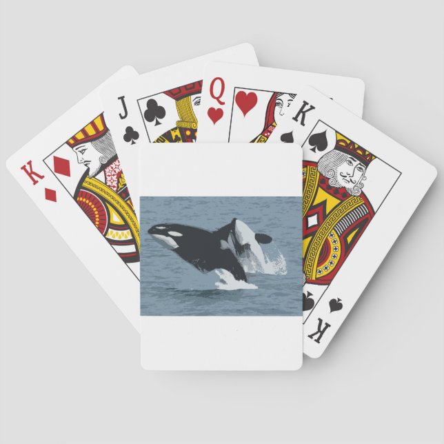 Orka Whale Playing Cards (Back)