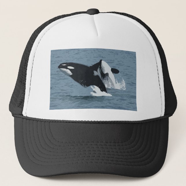 Orka Whale Trucker Hat (Front)