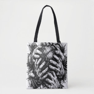 Orkney Ba Grasping Hands Tote Bag